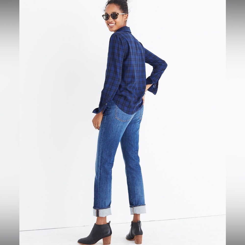 Madewell Wrap-Front Shirt in Arion Plaid - Picture 3 of 13